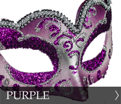 Venetian Masquerade Mask Color Purple